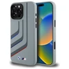 BMW BMHMP16X23SLIG Apple iPhone 16 Pro Max 6.9" dėklas telefonui pilkos spalvos Silikoninis Turning Lines MagSafe