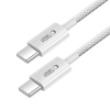 Cable Tech-Protect Ultraboost Lite USB-C PD60W/3A 200 cm - pilka
