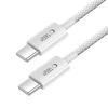 Cable Tech-Protect Ultraboost Lite USB-C PD60W/3A 100 cm - pilka