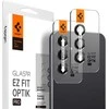 Samsung Galaxy S23 FE Spigen Optik. TR ”EZ FIT” kameros apsauga 2-pack juodos spalvos