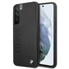 Samsung Galaxy S22 Plus BMW dėklas Signature Logo Imprint (BMHCS22MSLLBK) juodos spalvos