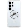 Karl Lagerfeld IML K&CH Heads MagSafe dėklas skirtas Samsung Galaxy S25 Ultra skaidrus