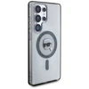 Karl Lagerfeld Button Karl Head Printed Logo MagSafe Samsung Galaxy S25 Ultra dėklas telefonui juodos spalvos