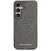 Dėklas Original Pouch Karl Lagerfeld Rhinestones Karl Head Logo skirtas Samsung Galaxy S25 juodos spalvos