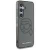 Dėklas Original Pouch Karl Lagerfeld Rhinestones Karl Head Logo skirtas Samsung Galaxy S25 juodos spalvos