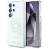 Karl Lagerfeld Rhinestones Karl Head Logo Samsung Galaxy S25 Ultra dėklas telefonui skaidrus