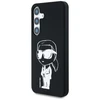 Karl Lagerfeld dėklas skirtas Samsung Galaxy S25 KLHMS25SPNYKGRTK (Magnetic Silicone Graffiti Ikonik) juodos spalvos