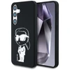 Karl Lagerfeld dėklas skirtas Samsung Galaxy S25 KLHMS25SPNYKGRTK (Magnetic Silicone Graffiti Ikonik) juodos spalvos