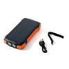 Choetech B567 saulės energijos blokas su indukciniu įkrovimu 3x USB 20000mAh 20W / QC 18W / Qi 10W (juodai oranžinė)