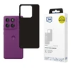 3Mk apsauginis 3mk matinis dėklas Motorola Edge 60 Pro - matinis juodas