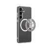 AmazingThing Minimal Mag dėklas su Magnetic Ring and Magnetic Ring skirtas Samsung Galaxy S25 - skaidrus