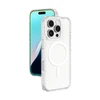 AmazingThing Minimal Mag dėklas with Magnetic Ring skirtas Apple iPhone 16 Pro – skaidrus