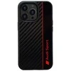 Audi Carbon Fiber Stripe Apple iPhone 13 Pro Max 6.7" dėklas telefonui juodos spalvos AUS-TPUPCIP13PM-R8/D1-BK
