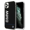 Apple iPhone 11 Pro Max BMW dėklas Signature Printed Logo (BMHCN65PCUBBK) juodos spalvos