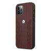 Apple iPhone 12 Pro Max BMW dėklas odinis Curve Perforate (BMHCP12LRSPPR) raudonos spalvos