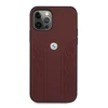 Apple iPhone 12 Pro Max BMW dėklas odinis Curve Perforate (BMHCP12LRSPPR) raudonos spalvos