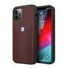 Apple iPhone 12 Pro Max BMW dėklas odinis Curve Perforate (BMHCP12LRSPPR) raudonos spalvos