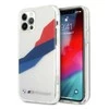 Apple iPhone 12 Pro Max BMW dėklas Motorsport Tricolor (BMHCP12LSKTGT) skaidrus
