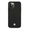 Apple iPhone 12 / 12 Pro BMW dėklas odinis Perforate Sides (BMHCP12MRSCSK) juodos spalvos