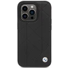 Apple iPhone 14 Pro BMW odinis dėklas Quilted (BMHCP14L22RQDK) juodos spalvos