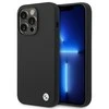 Dėklas Apple iPhone 14 Pro BMW silikoninis Metal Logo juodos spalvos