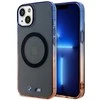 BMW BMHMP14SHTGE dėklas Apple iPhone 14 15 13 6.1″ pilka kietas dėklas Gradient Bumper MagSafe