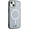 BMW BMHMP15SHCRS Apple iPhone 15 / 14 / 13 6.1" skaidrus dėklas hardcase Sidabrinis Ring MagSafe