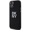 Apple iPhone 13 / 14 / 15 DKNY dėklas Liquid Silicone Metal Logo (DKHCP15SSMCBSK) juodos spalvos