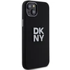 Apple iPhone 13 / 14 / 15 DKNY dėklas Liquid Silicone Metal Logo (DKHCP15SSMCBSK) juodos spalvos