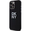 Apple iPhone 15 Pro Max DKNY dėklas Liquid Silicone Metal Logo (DKHCP15XSMCBSK) juodos spalvos