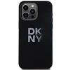 Apple iPhone 15 Pro Max DKNY dėklas Liquid Silicone Metal Logo (DKHCP15XSMCBSK) juodos spalvos