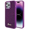 GUESS GUHCP15XPMSDGSF IPHONE 15 PRO MAX 6.7" FUKSJA/FUKSIJA kietas dėklas DISCO METAL SCRIPT