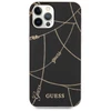 Guess Gold Chain - dėklas skirtas Apple iPhone 12 Pro Max Juodas