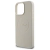 Guess GUHMP16XPGHSMME Apple iPhone 16 Pro Max 6.9″ beige kietas dėklas Grained Ring MagSafe
