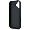 Dėklas Guess Grained Roses Big 4G logo Apple iPhone 16 juodos spalvos