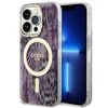 Dėklas GUESS GUHMP14LHLEOPWP IPHONE 14 PRO 6.1 "Rožinis/Rožinis HARDCASE LEOPARD MAGSAFE