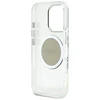 Dėklas Guess IML Metal Colored Circle Classic Logo MagSafe Apple iPhone 16 Pro Max pilkas