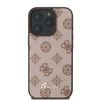 Guess Peony Script MagSafe - dėklas skirtas Apple iPhone 16 Pro ruda