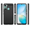 Hurtel Carbon Infinix Hot 12 Pro flexible silikoninis carbon dėklas telefonui juodos spalvos