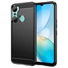 Hurtel Carbon Infinix Hot 12 Pro flexible silikoninis carbon dėklas telefonui juodos spalvos