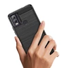 Hurtel Carbon silikoninis dėklas skirtas Nokia C22 – juodos spalvos