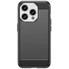 Hurtel Flexible carbon pattern case Apple iPhone 15 Pro Carbon dėklas – dėklas telefonui juodos spalvos