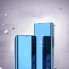 Hurtel Clear View Samsung Galaxy A24 4G atverčiamas dėklas telefonui mėlynos spalvos