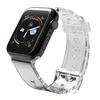 Hurtel Silikoninė apyrankė Bracelet Bracelet Strap Light for Apple Watch 38/40mm – juodos spalvos