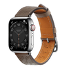 Hurtel Apyrankė Leather Apple Watch SE, 9, 8, 7, 6, 5, 4, 3, 2, 1 (41, 40, 38 mm) rudos spalvos