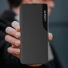 Hurtel Eco Leather View dėklas Elegant Flip Cover Stand Function Poco M4 Pro 5G juodos spalvos