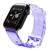 Hurtel Silikoninė apyrankė Bracelet Bracelet Strap Light for Apple Watch 42/44mm – violetinės spalvos
