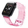 Hurtel Silikoninė apyrankė Bracelet Bracelet Strap Light for Apple Watch 42 / 44 mm – raudonos spalvos
