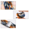 Dėklas Hurtel Braided Medžiaginė Apyrankė Bracelet Apyrankė Medžiaginė Band skirta Apple Watch 42 / 44 / 45 / 49 mm - juodos spalvos