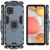 Hurtel Ring Armor dėklas Kickstand Tough Rugged Cover Samsung Galaxy A42 5G mėlynos spalvos